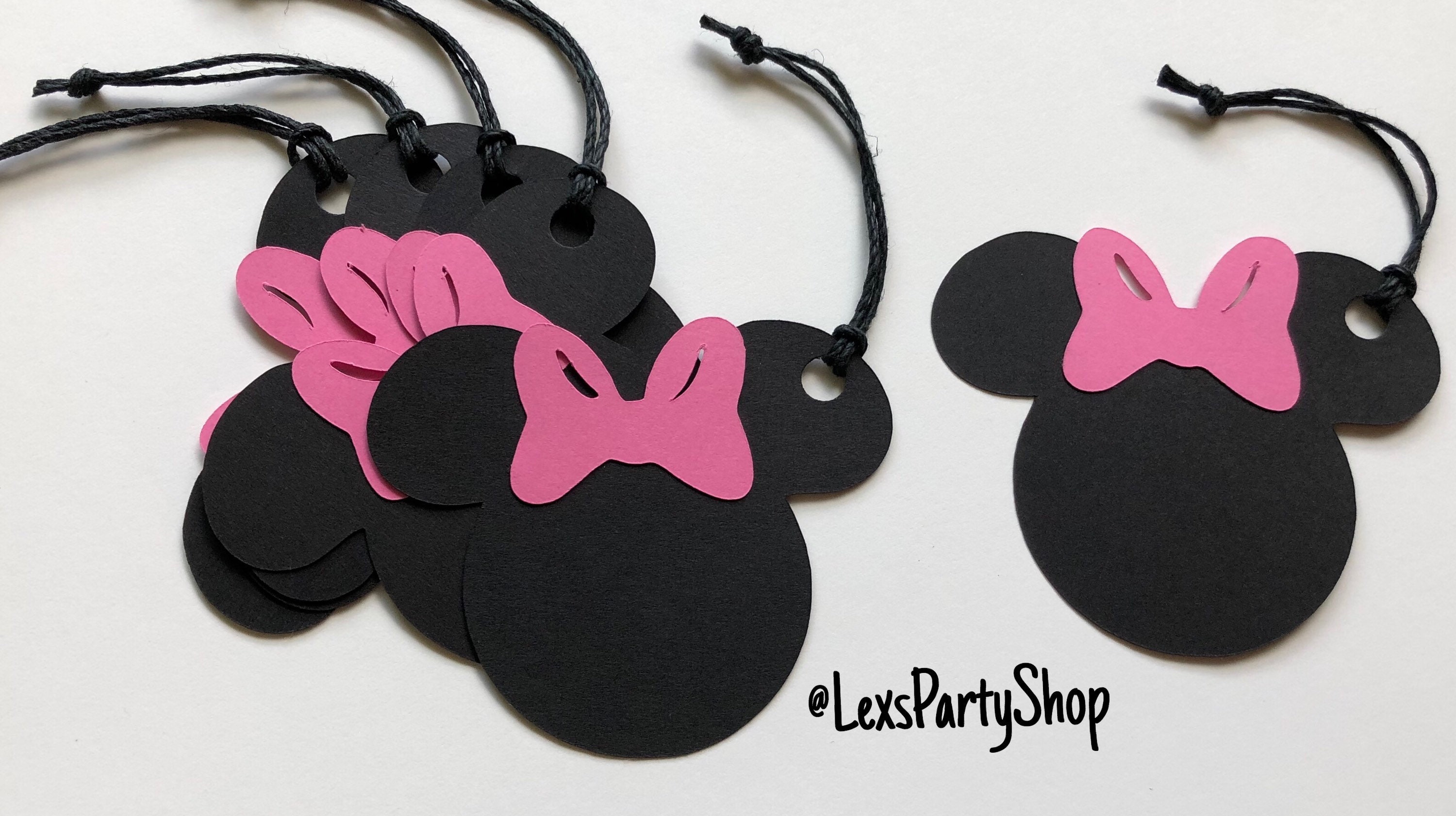 Disney Minnie Mouse Gift Tags: 6 Disney Minnie Mouse Custom | Etsy