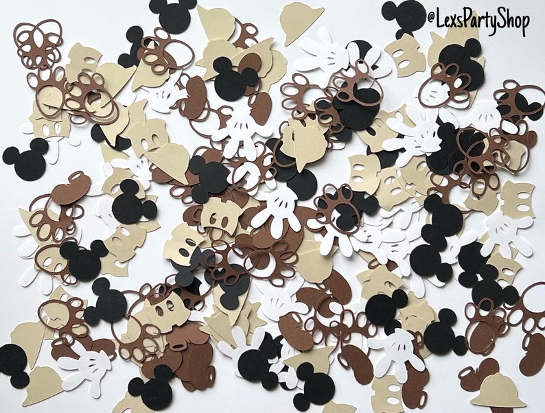 Mickey Mouse Safari, Safari Mickey Mouse Confetti, Disney Animal Kingdom confetti image 8