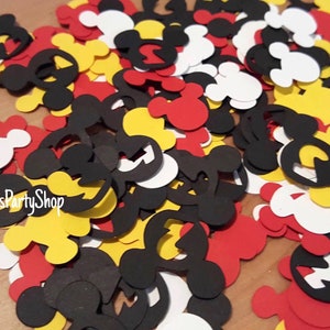 Mickey Mouse Confetti, Mickey Mouse Party, Mickey Mouse Party Theme