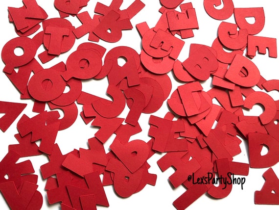 RED Disney Alphabet: 110 Piece Disney 1 Inch Font Mickey | Etsy
