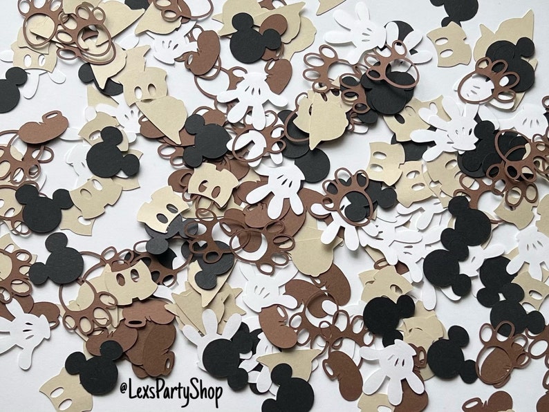 Mickey Mouse Safari, Safari Mickey Mouse Confetti, Disney Animal Kingdom confetti image 3