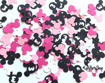 Minnie Mouse Confetti: Third Birthday Custom Confetti 200 Pieces