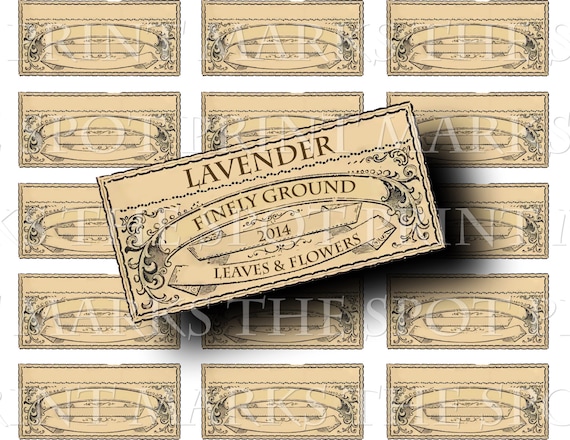 Herbs and Spice Labels printable kitchen organzing craft art hobby crafting scrapbooking instant download digital collage sheet VD0348