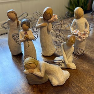 Six Willow Tree Collectable Angels