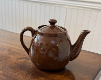 Brown Betty Redware Teapot