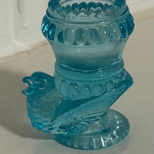 Degenhart Glass Bird Toothpick Holder