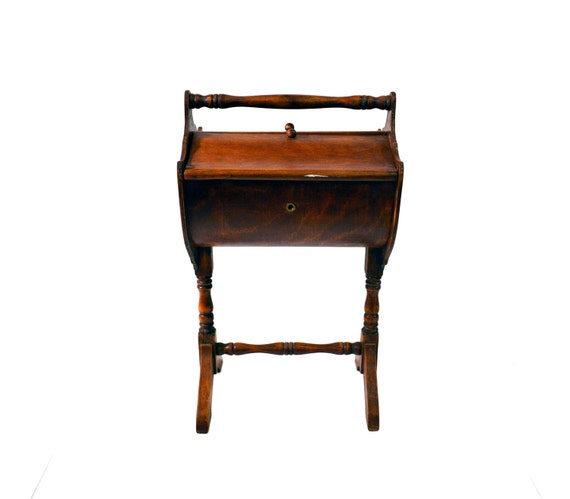 Antique Sewing Chest Wooden Sewing Box Vintage Sewing Cabinet | Etsy