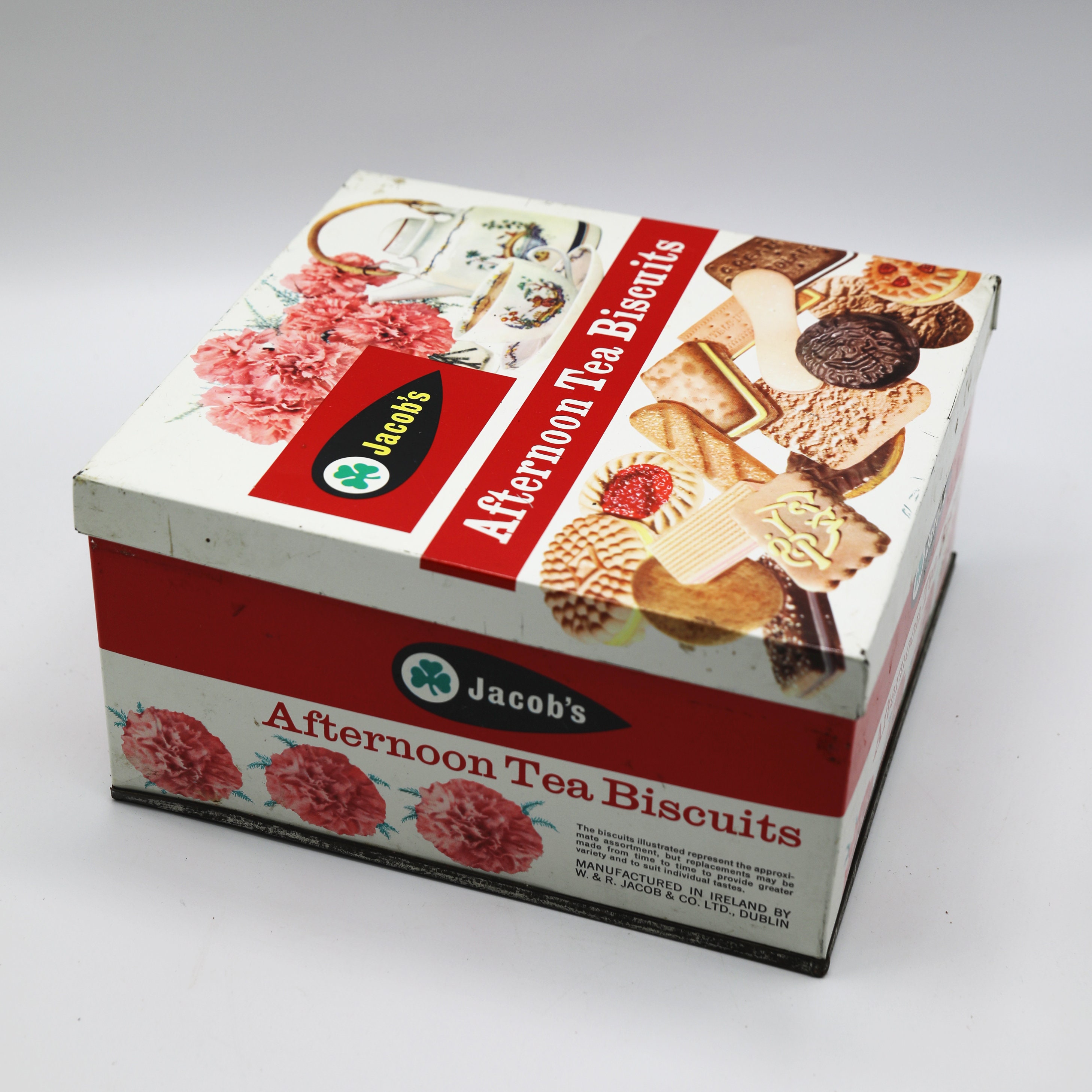 Vintage Jacob's Afternoon Tea Biscuits Tin Fabricado en Etsy