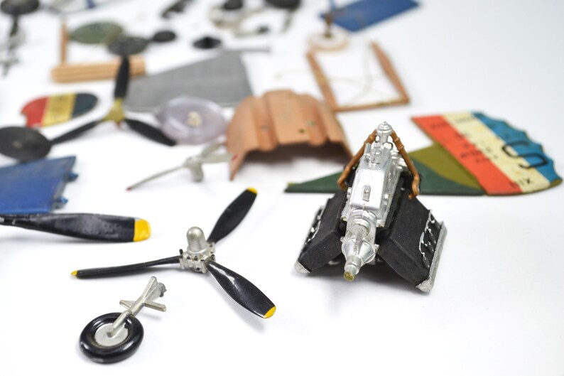 Vintage Model Airplane Parts Lot Toy Airplane Toys Parts Etsy