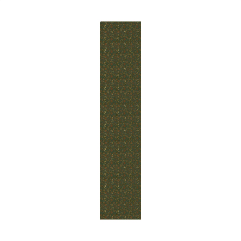Botanisk presentinslagning, miljövänligt omslagspapper, presentpapper, omslagspapper för högtider, höstlövverk bild 3