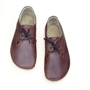 Handmade Leather Grounding Shoes: Copper Sole, Zero Drop