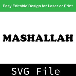 Mashallah svg, islamic, muslim svg, islamic design, Instant Download svg