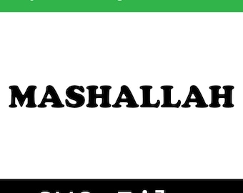 Mashallah svg, islamic, muslim svg, islamic design, Instant Download svg