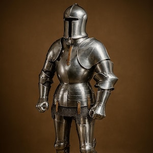 Milanese Knight Suit of Armor: 15th Century Full Plate, Larp Cosplay