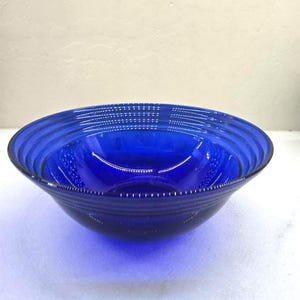 Bormioli Rocco Cobalt Blue Bowls - Etsy