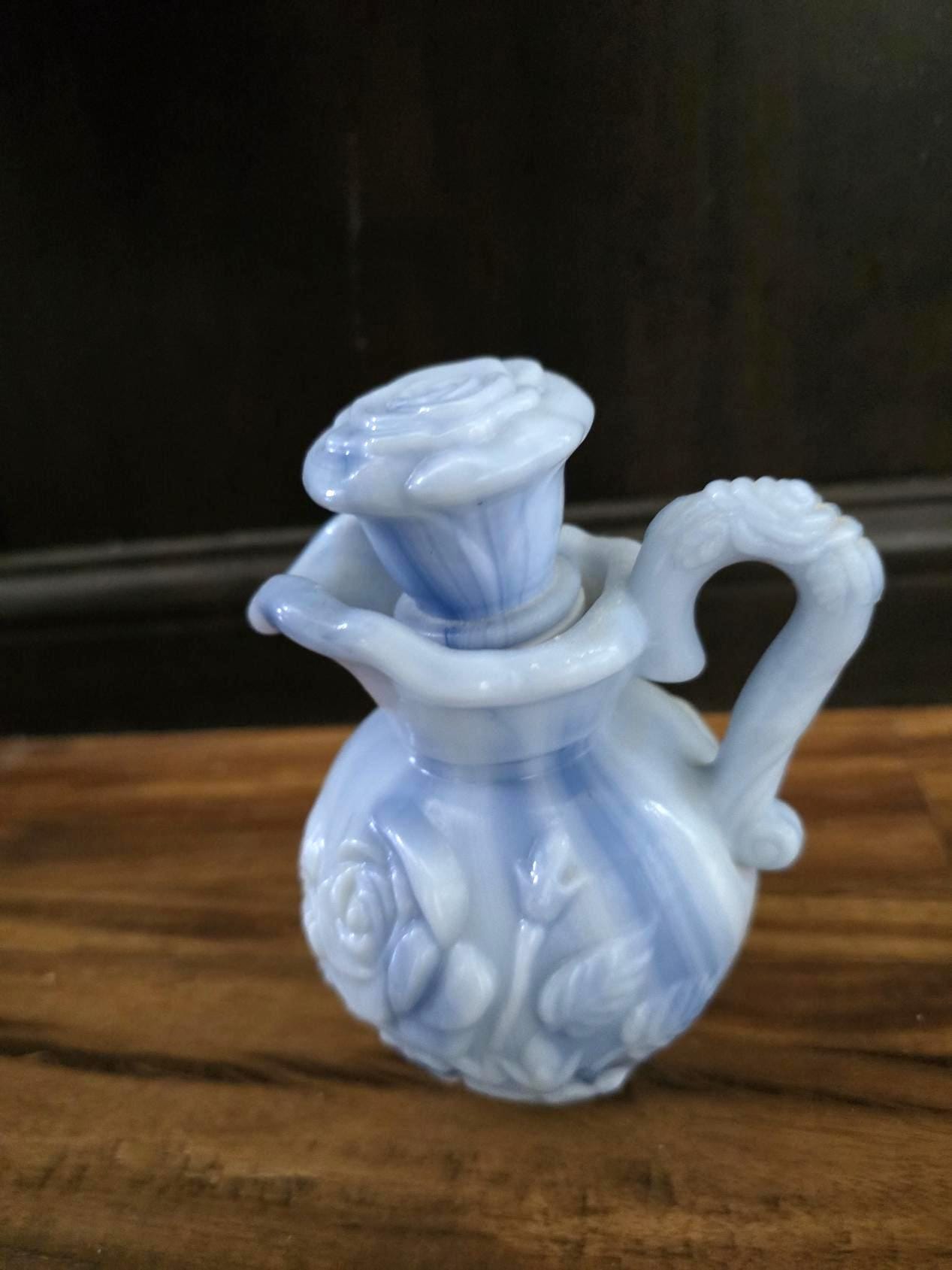 Blue and White Ceramic Pitcher Vintage - Etsy