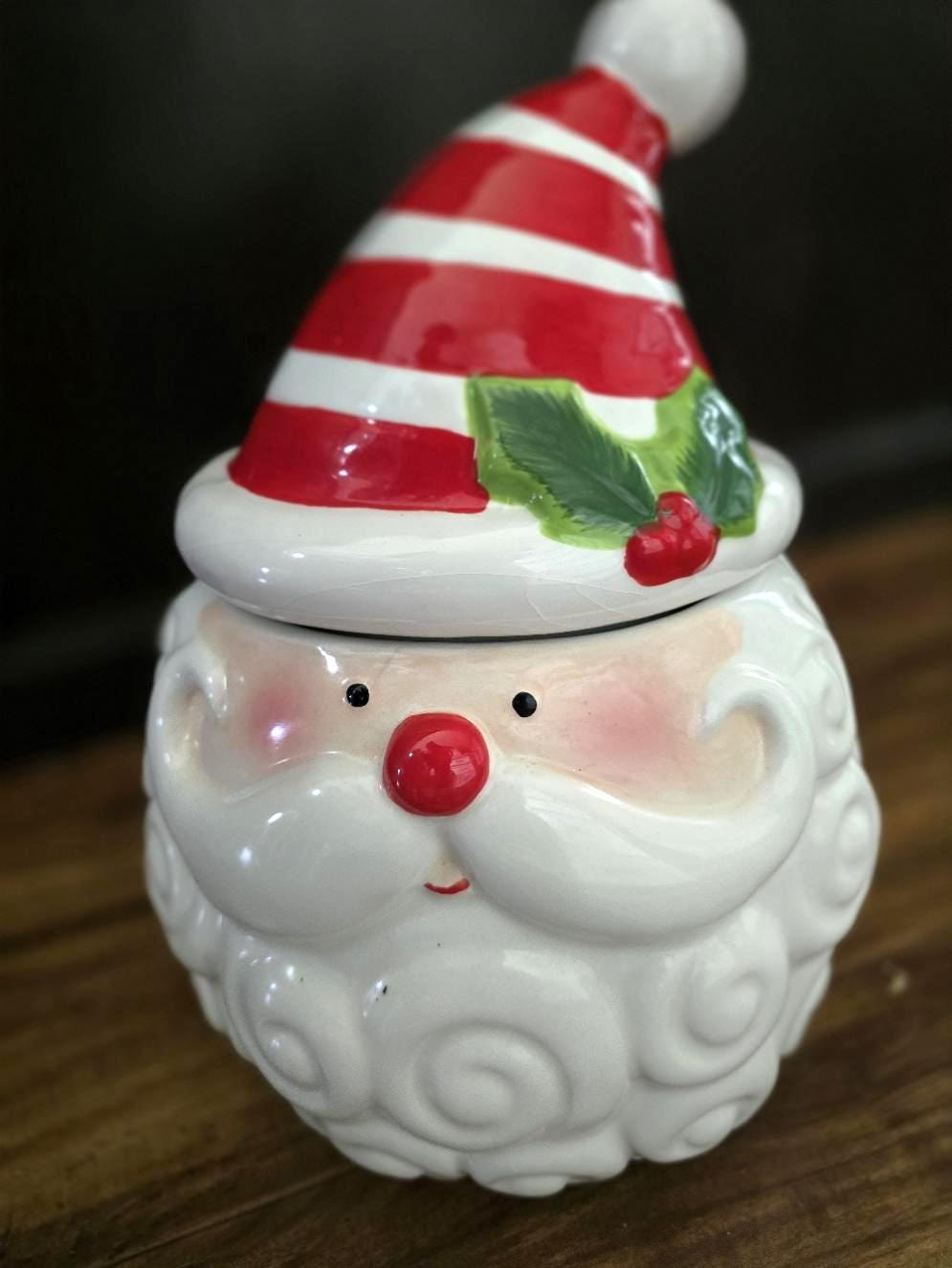 Vintage Christmas Cookie Jars - Etsy