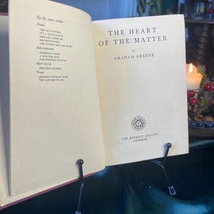 1948 ‘The Heart Of The Matter’ Graham Greene. Marvellous edition to any book collectors repertoire - reprint society 1950.