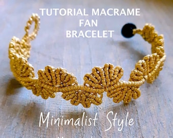 Macramé Bracelet Tutorial / Minimalist Macramé Bracelet  by Macramedamare