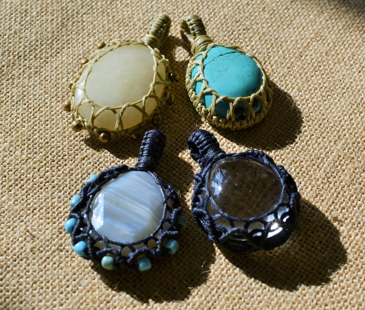 Stone Wrapping Tutorials New Macrame Stone Wrapping Tutorial N 5 - Etsy