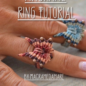 Macrame Butterfly Ring Tutorial image 5