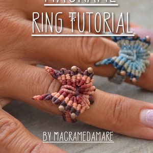 Tutorial Anillo Mariposa Macramé imagen 5