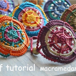 MULTICOLORED Macrame BRACELETS/ Macrame pdf tutorial image 1