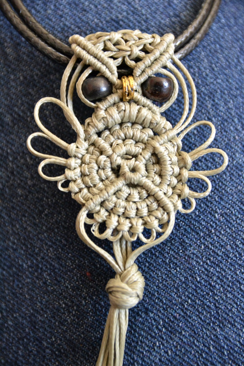 Macrame Owl Tutorial / Macrame Owl Pattern / Macramedamare image 2