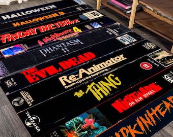 Retro Horror Movies Rug, Films Horror Rug, Movie Decor Rug, Popular Area Rug