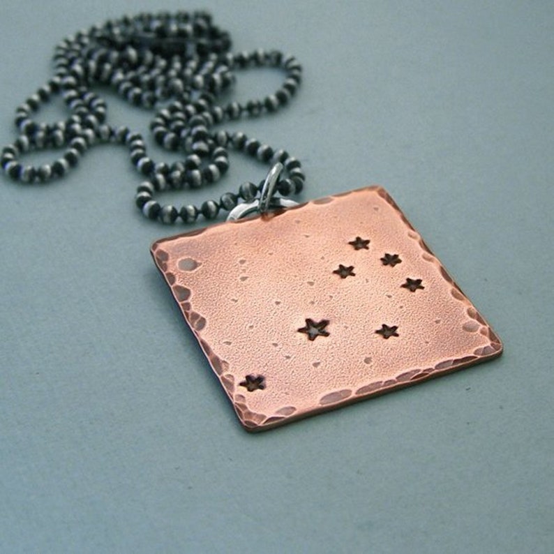 Seven Sisters Constellation Necklace the Pleiades Hand Etsy