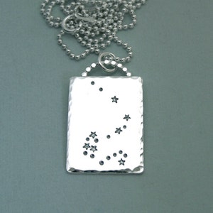 Draco Constellation Ketting Hand Gestempeld Sterling Zilver afbeelding 2