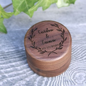 Wood Ring Box,Wedding Ring Box, Ring Bearer Box, Customized Wedding Ring Box, Engagement Ring Box, Engagement Ring Holder