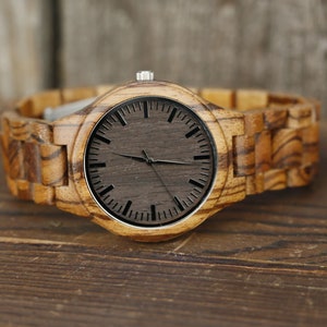 Personalized Wood Watch,Wood Watch, Wooden watch,,Wood Watch men,Mens wooden watches,Wedding Gift,Wood Watches for him,Watch Husband Gift