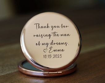 Personalized Compact Mirror,Mother of the Bride Gift,Gift for Mom From Daughter,Mother of Groom Gift,Mother of the Bride Gift,Wedding Gift