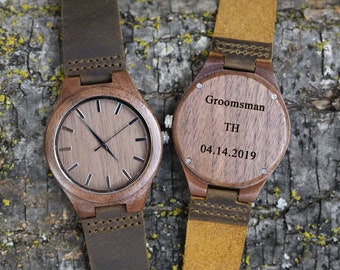 Personalized Wood Watch,Personalized Wooden Watch, Personalized Watch, Engraved Watch, Engraved Wood Watch, Mens Wood Watch, Gifts for Him,