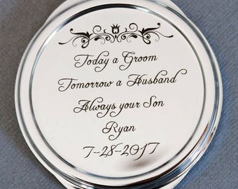 Engraved Compact Handbag Mirror Grand Mother of the Bride Personalised Gift C1 
