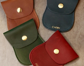 Leather Ring Pouch, Wedding Ring Pouch, Ring Holder, Ring Box, Wedding Gift, Customized Ring Pouch, Leather Ring Purse, Leather Coin Purse