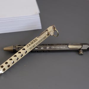 Personalisierte Geschenke für Ihn Bolt Action Pen, Gravurkugelschreiber, Bolt Action Pen, Jubiläumsgeschenk, Weihnachtsgeschenk für Männer, Geschenk für Papa, Lehrer