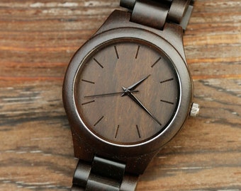 Holzuhr, Holzuhr, personalisierte Holzuhr, Holzuhr Männer, Herrenuhren aus Holz, Hochzeitsgeschenk, Holzuhren für ihn, Uhr-Ehemann-Geschenk