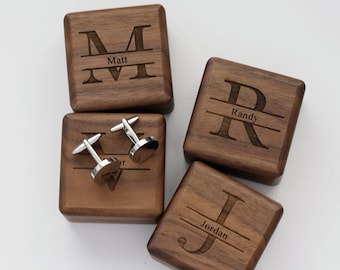 Personalized Cufflinks, Groomsmen Gifts Personalized Cufflinks, Monogram Cufflinks,  Personalized Cufflinks Engraved Round Cufflinks