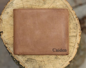 Personalized  Leather Wallet, Personalized wallet, personalized wallet for men,  mens wallet, leather wallet, mens leather wallet