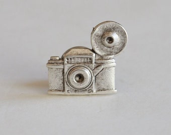 Camera Men's Tie Tack Silver Steampunk Groomsmen Men's Tie Tack Father's Day Accessories