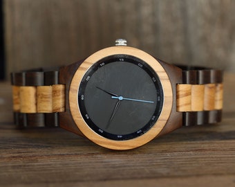 SALE Personalized Wood Watch,Wood Watch, Engraved Watch,Wooden watch,Wood Watch men,Wedding Gift,Wood Watches for him,Watch Husband Gift