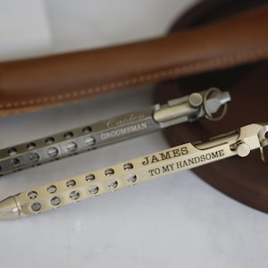 Personalisierte Geschenke für Ihn Bolt Action Pen, Gravurkugelschreiber, Bolt Action Pen, Jubiläumsgeschenk, Weihnachtsgeschenk für Männer, Geschenk für Papa, Lehrer