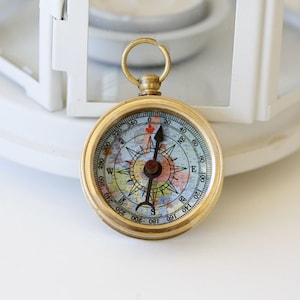 Personalized Engraved  Compass, Working Compass, Fathers Day, Anniversary Gift, Christmas Gift, Groomsmen Gift, Valentines Day