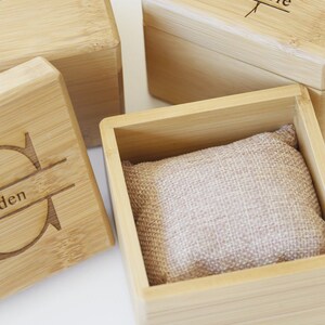 Square Wooden Gift Box & Pillow,  Watch Wood Box,(Box only)