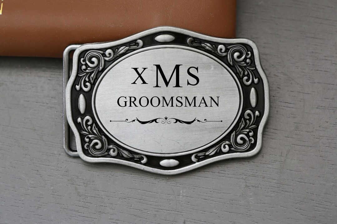 Engraved Belt Buckle, Personalized Belt Buckle, Groomsman Belt Buckle ...