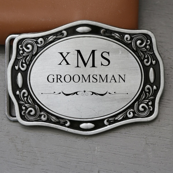 Engraved Belt Buckle, Personalized Belt Buckle, Groomsman Belt Buckle, Cowboy Belt Buckle,Men's Belt Accessories,