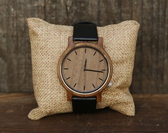 Wooden watch,Personalized Wood Watch,Engraved Wooden Watch for Men,Groomsmen Gifts,Boyfriend Gift,Birthday Gift for Him,Custom Watch