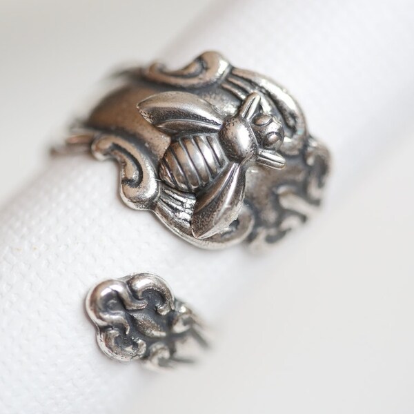 Bee Spoon Ring - Etsy